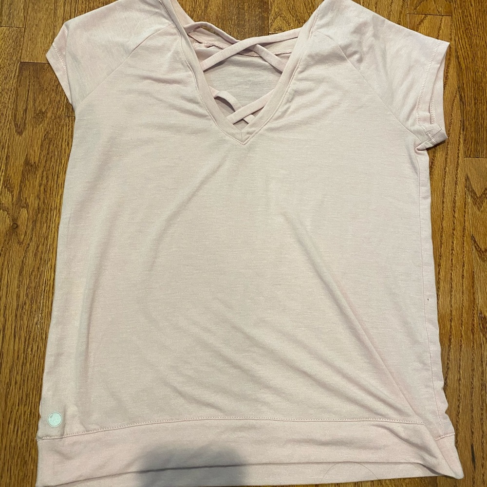 Yogalicious Pink Tee NWOT